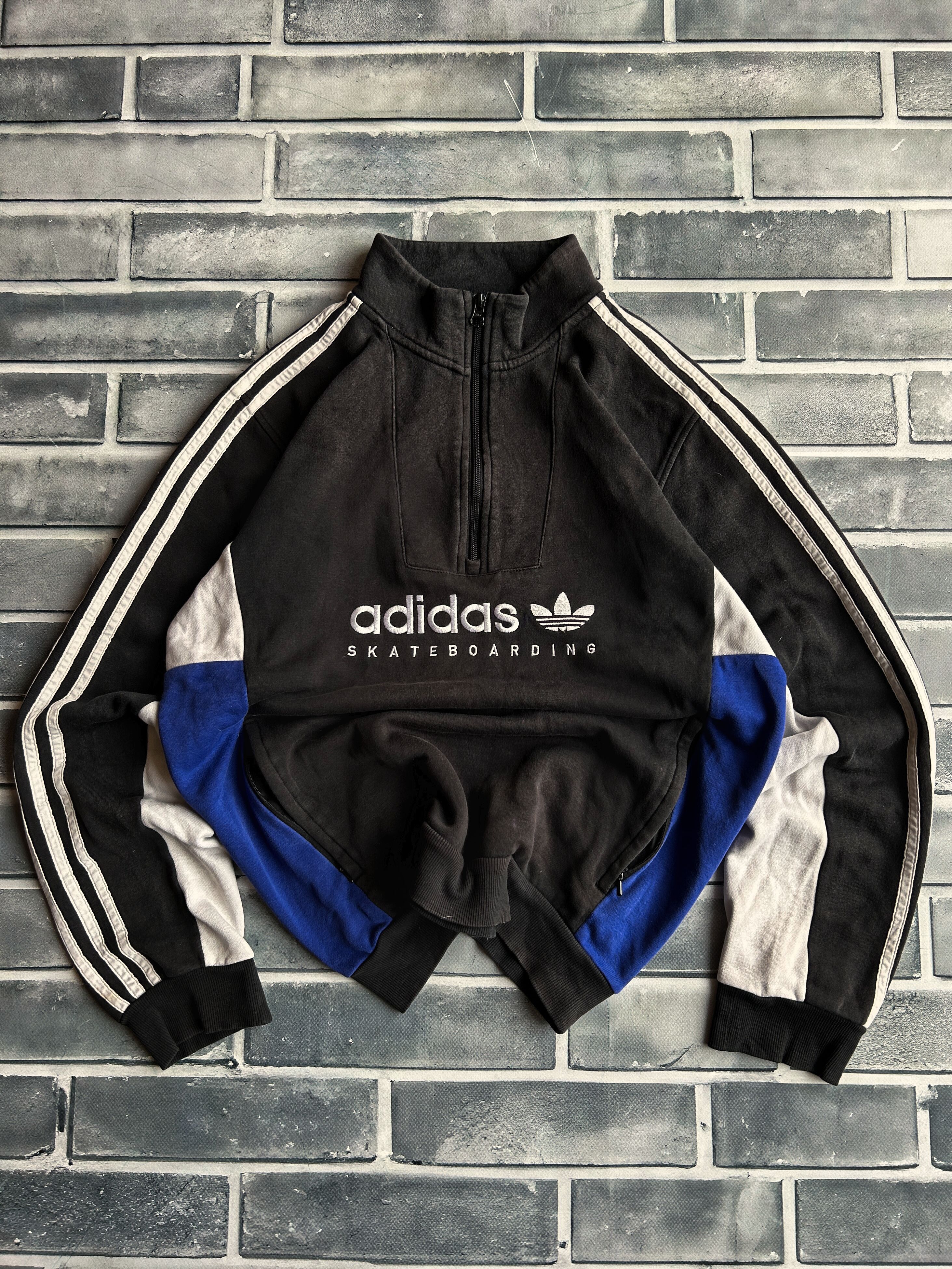 Adidas Vintage Balenciag Style Skateboarding Adidas Nike Hoodie 90s Size US M / EU 48-50 / 2 - 1 Thumbnail