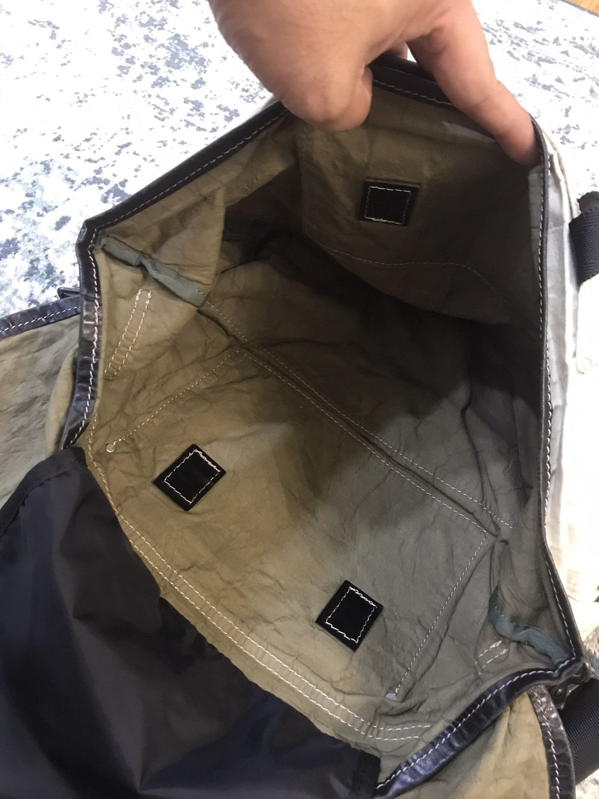 Pleats Please Issey Miyake SS15 Pleats Please Issey Miyake Leather x Canvas Bag Size ONE SIZE - 10 Thumbnail