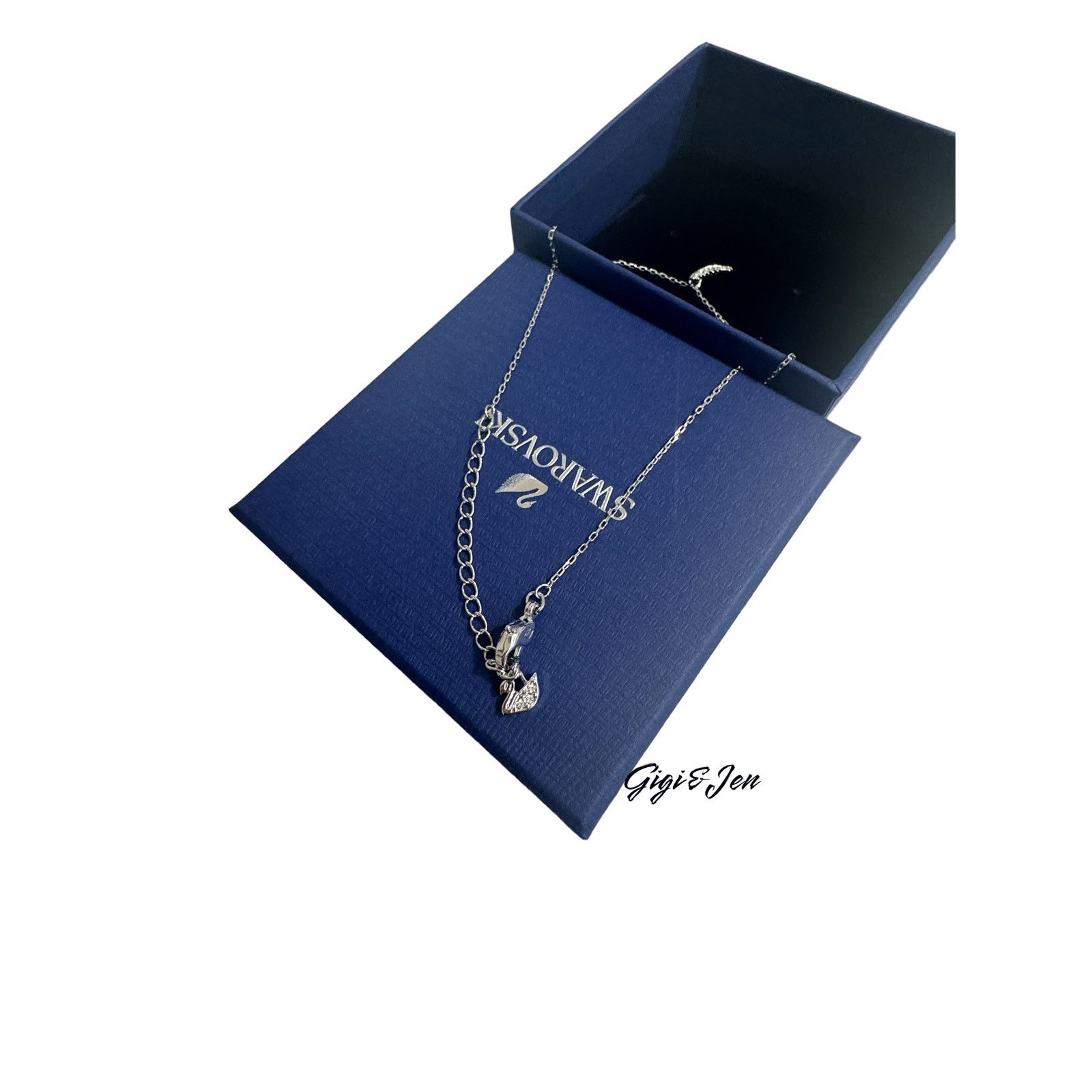 Swarovski Swarovski Crystal Naughty Mini Rhodium-Plated Necklace New Size ONE SIZE - 8 Thumbnail