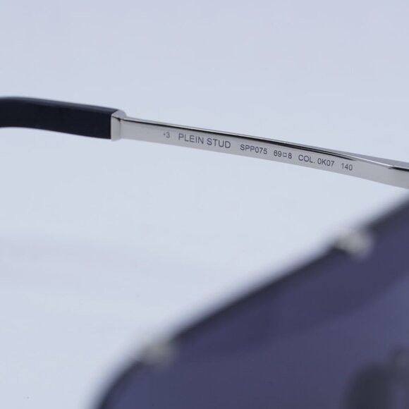 🕶️ New Philipp Plein SPP075M 0K07 Sunglasses - Silver Frame