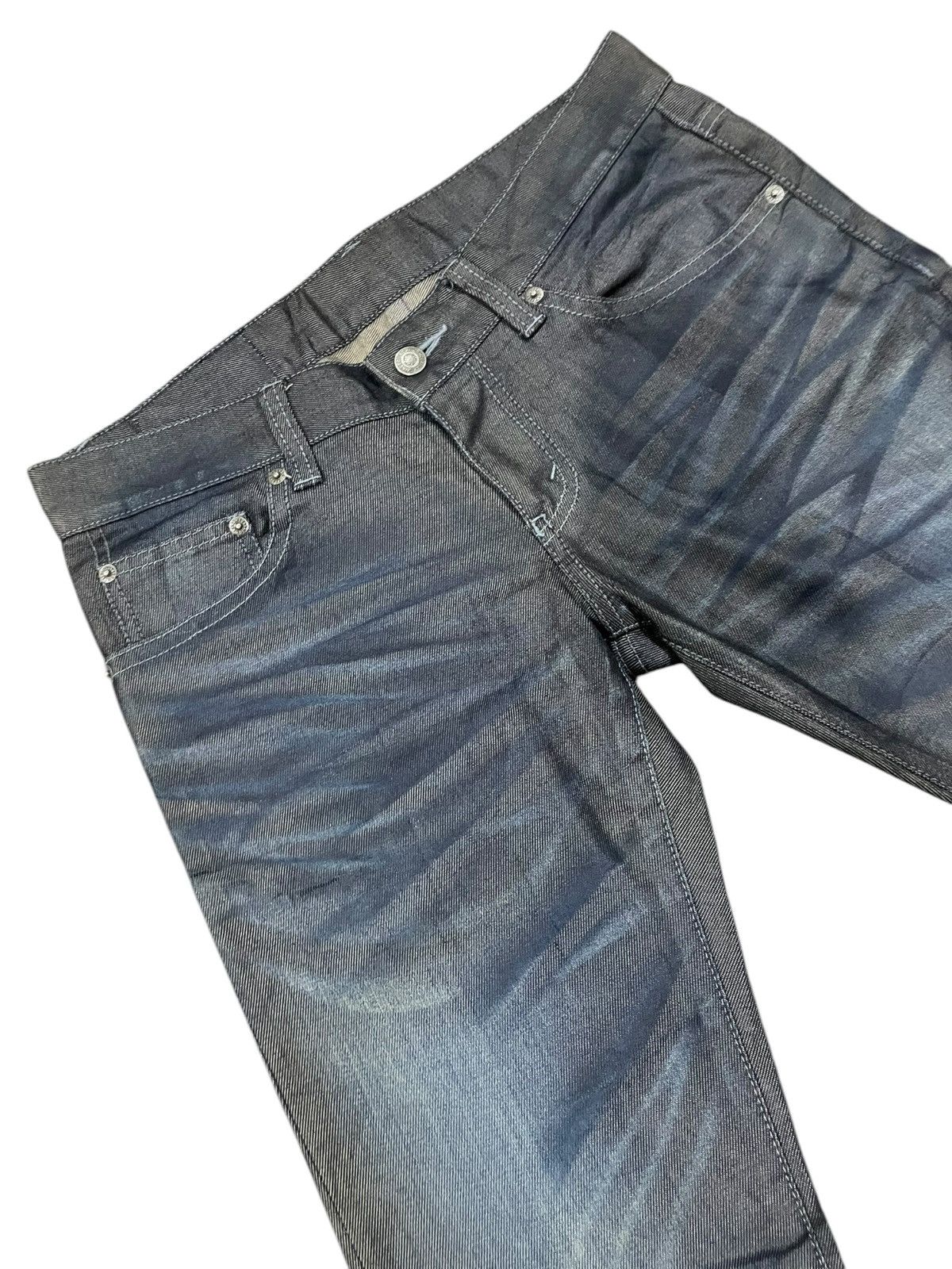 Japanese Brand Tornado Mart Stonewash Rigid Lowrise Jeans W32" x L37" Size US 32 / EU 48 - 7 Thumbnail
