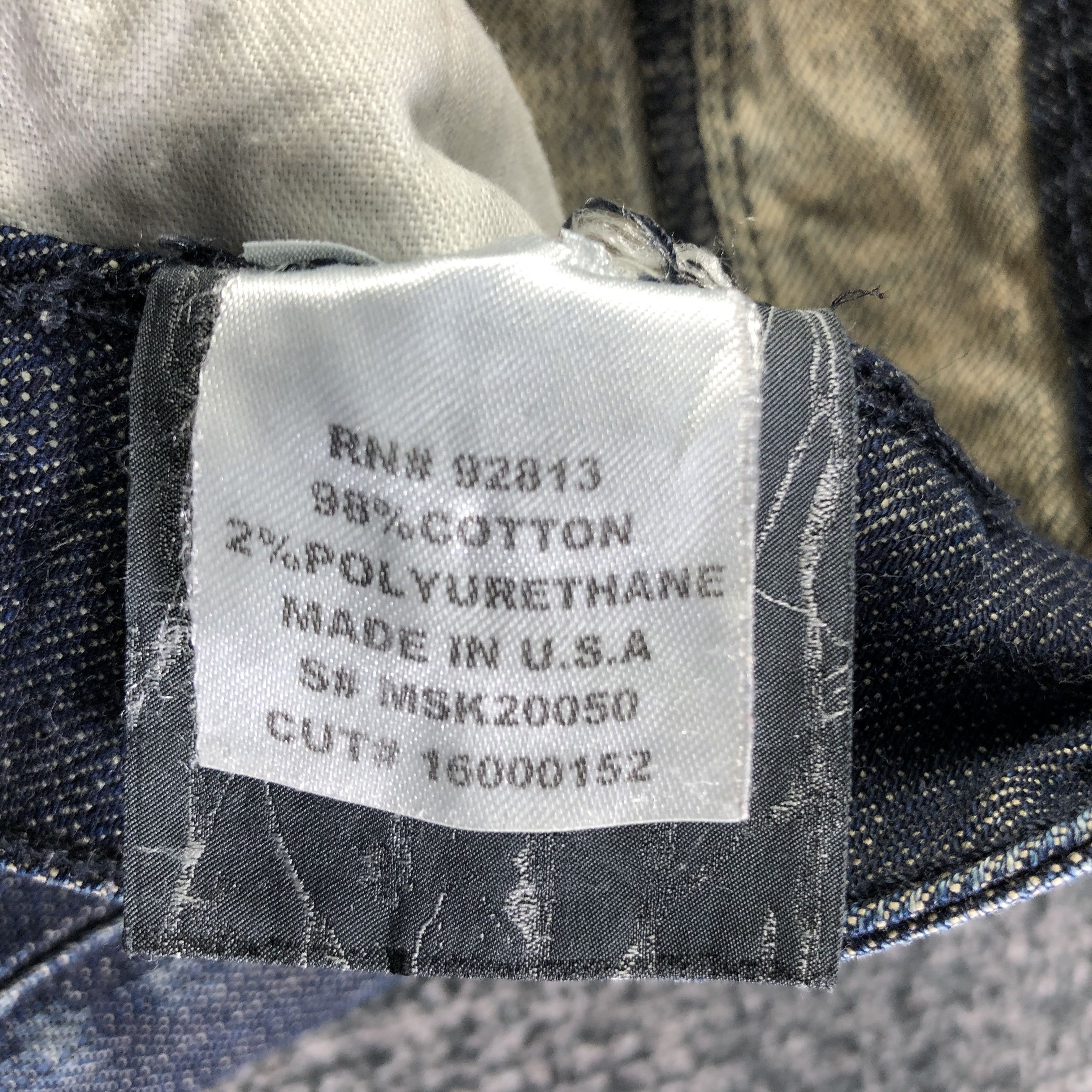 Japanese Brand Neo LA Jeans Dark Wash Denim KJ2971 Size US 31 - 10 Thumbnail