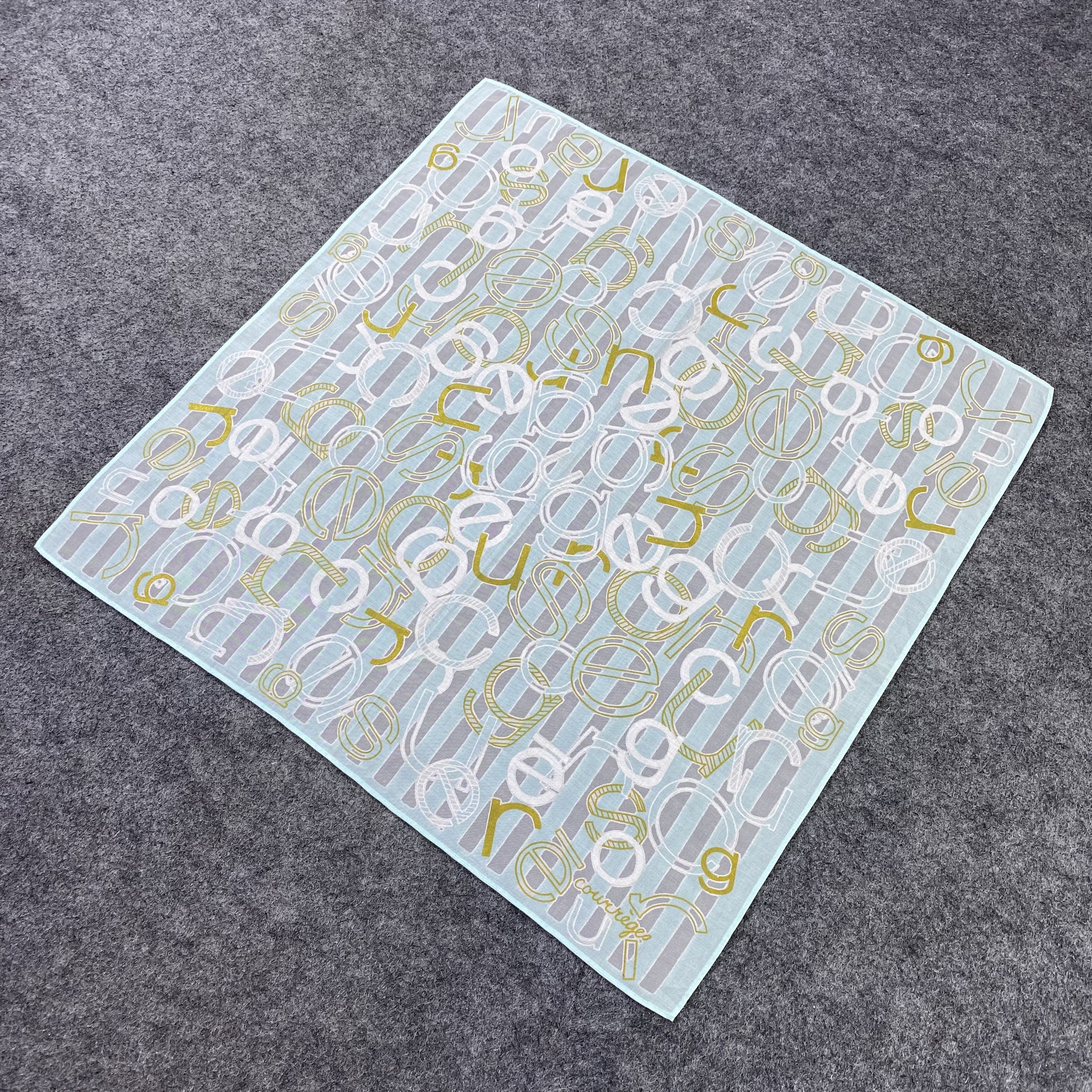 Courreges Courreges Homme Handkerchief / Neckerchief / Bandana-B1168 Size ONE SIZE - 4 Thumbnail