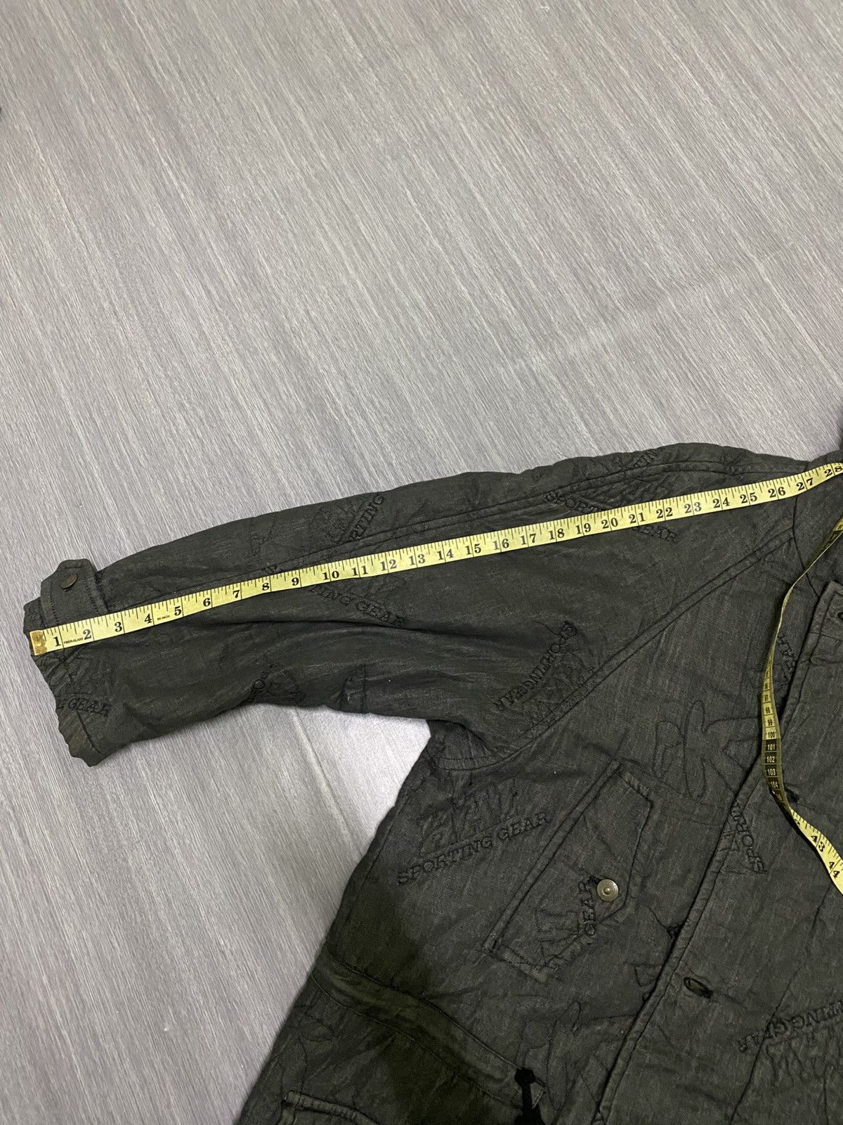 Hai Sporting Gear × Issey Miyake × Japanese Brand Hai Sporting Gear Monogram Embroidery Logo Winter Jacket Size US M / EU 48-50 / 2 - 16 Thumbnail