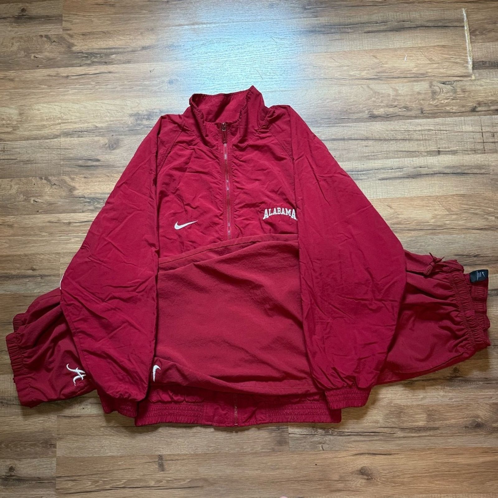 Nike 90s Nike Team Alabama Crimson Tide Sweatpants Matching Set Size US XL / EU 56 / 4 - 2 Thumbnail
