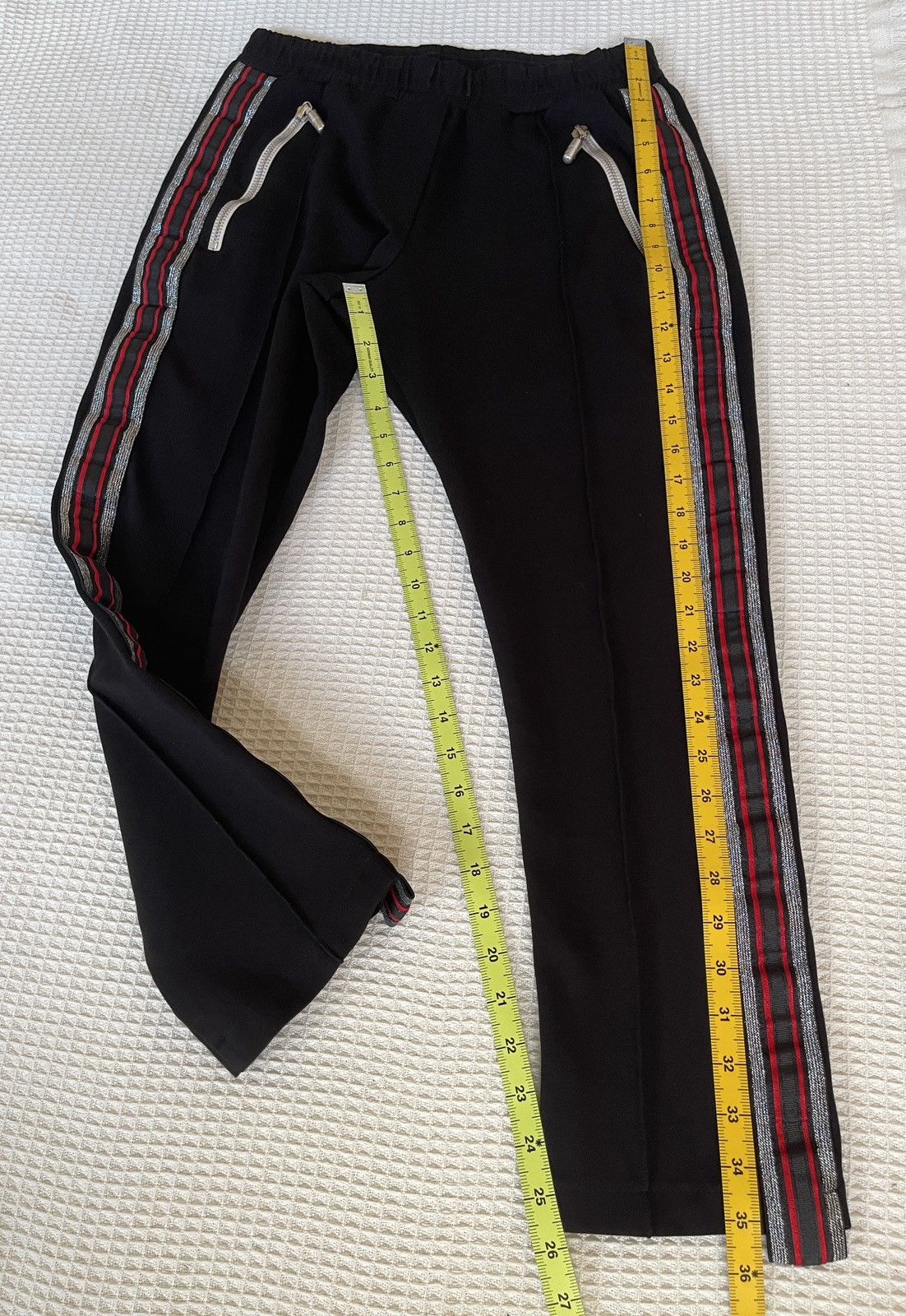 Rhude Rarest🔥Rhude🔥Traxedo Track Pants - Red/Silver Size US 32 / EU 48 - 8 Thumbnail