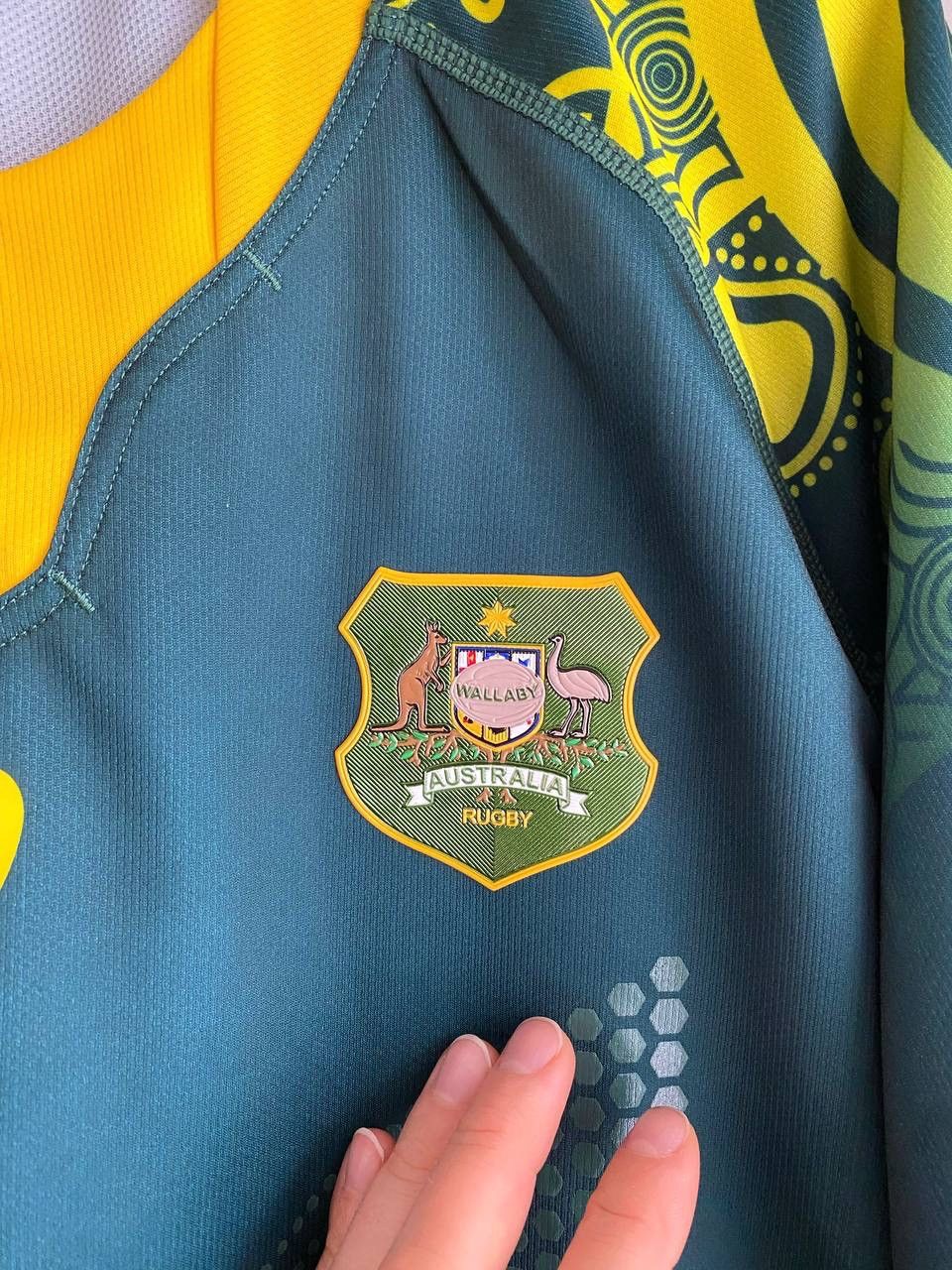 Asics Australia Wallabies Rugby Jersey World Cup Japan 2019 Sz XXL Size US XXL / EU 58 / 5 - 4 Thumbnail