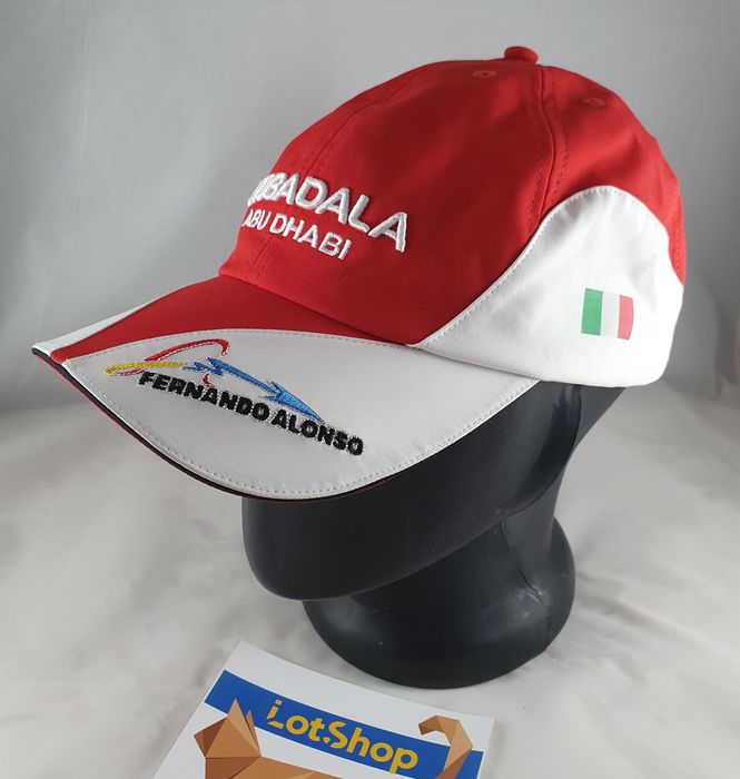 Casquette Ferrari F1 Scuderia Alonso – Vintage Rouge, Une Taille