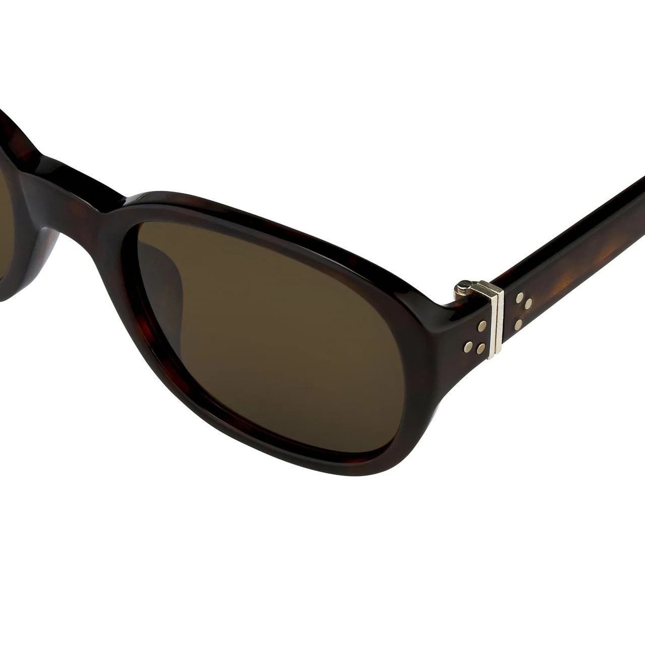 Ann Demeulemeester Ann Demeulemeester Sunglasses Oval Tortoise Shell and Brown Size ONE SIZE - 4 Thumbnail