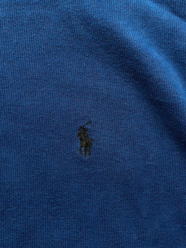 Polo Ralph Lauren Polo Ralph Lauren 1/4 Zip Neck Sweatshirt Blue Small Pony Size US L / EU 52-54 / 3 - 4 Thumbnail