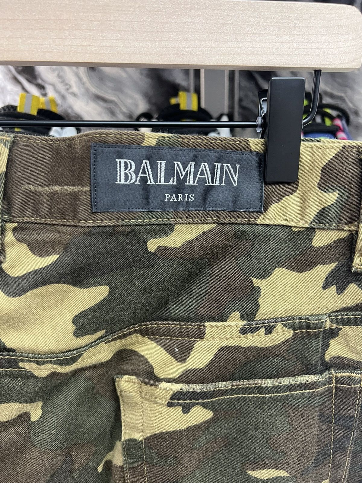 Balmain Balmain Camo Denim Jeans Size US 34 / EU 50 - 3 Thumbnail