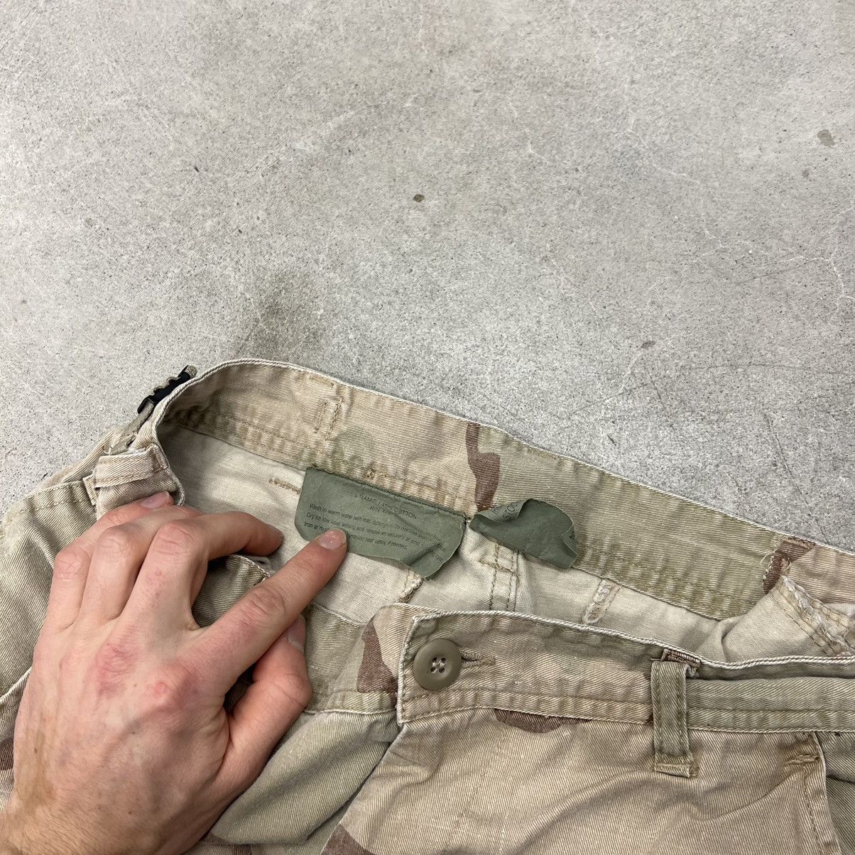 Vintage Vintage military desert Camo double knee cargo loose baggy Size US 31 - 4 Thumbnail