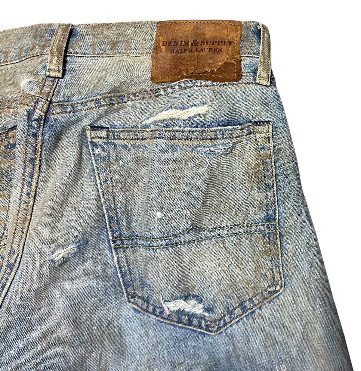 Polo Ralph Lauren Vintage Polo Ralph Lauren Homeless Distressed Jeans 2000s Size US 30 / EU 46 - 10 Thumbnail