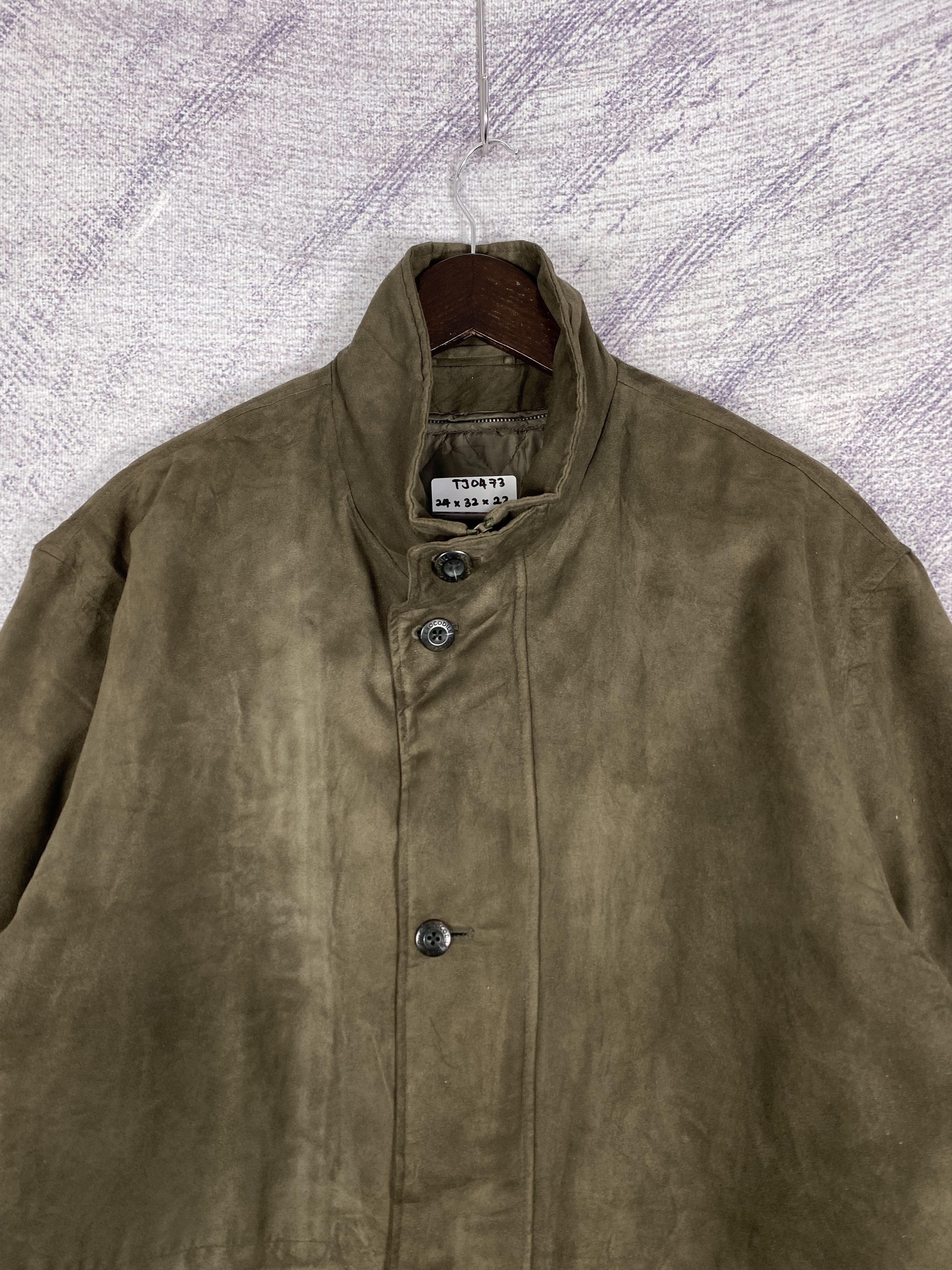 Japanese Brand Vintage Crocodile Quilted Lining Zip Up Jacket Size US L / EU 52-54 / 3 - 2 Thumbnail