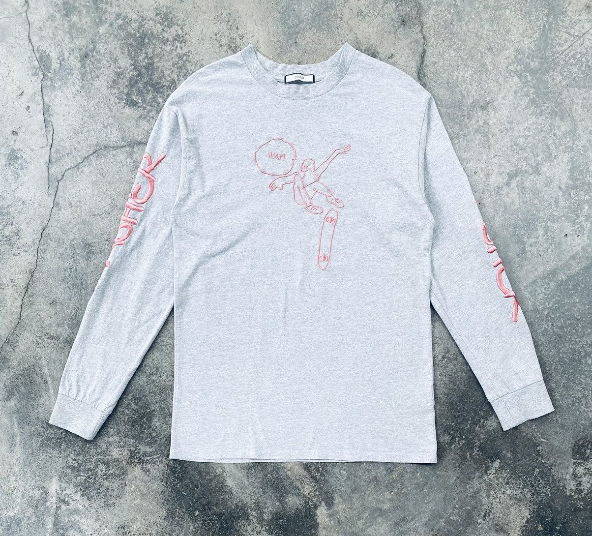 Thrasher Vintage Thrasher Fuck x Jouetie Embroidery Long sleeve Tees Size US M / EU 48-50 / 2 - 1 Thumbnail