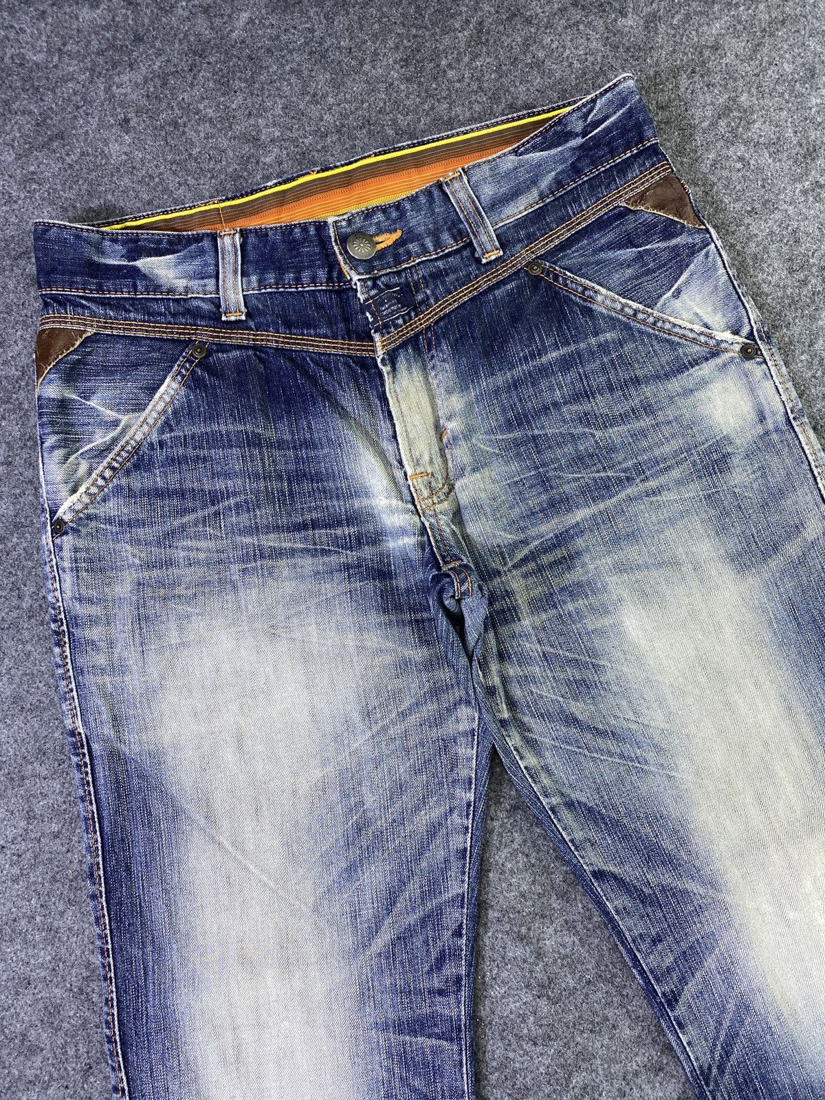 Edwin × Japanese Brand × Jean Edwin Blue Trip Wash Denim - J960 Size US 34 / EU 50 - 13 Thumbnail