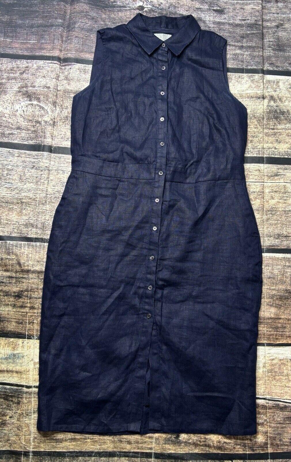 Other Reformation Pierce Linen Dress Sz 8 Midi 100% Linen $228 | Grailed