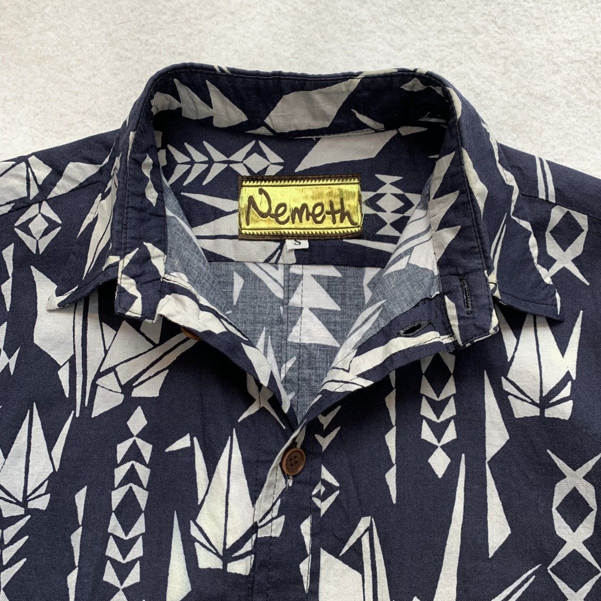 Christopher Nemeth 1990s Christopher Nemeth Abstract Origami Crane Shirt Size US S / EU 44-46 / 1 - 2 Thumbnail