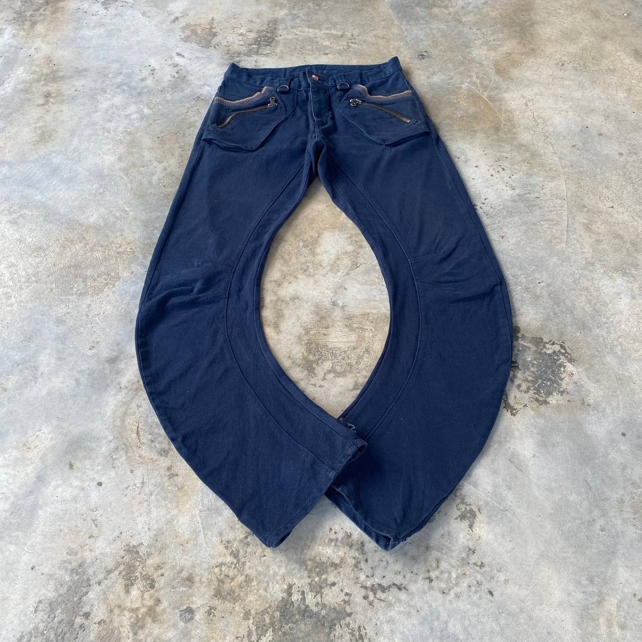 PPFM PPFM CURVED LEG BULL HORN PRISONER CARGO PANT Size US 31 - 5 Thumbnail