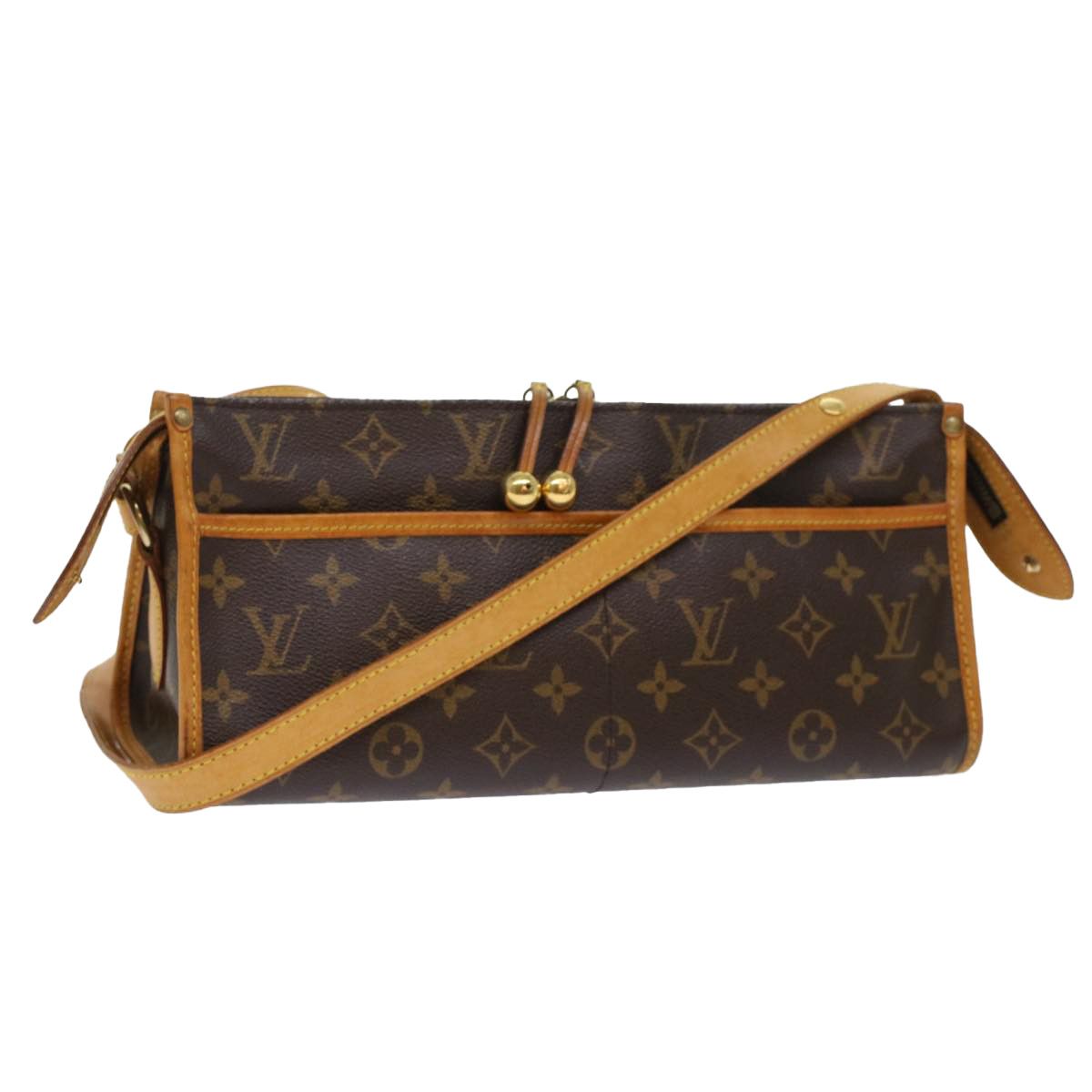 LOUIS VUITTON Monogram Popincourt Long Shoulder Bag M40008 LV Auth