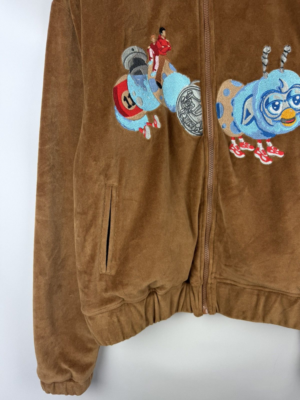 Von Dutch Von Dutch Men’s Velour Y2K Embroidered Track Top Jacket Size US S / EU 44-46 / 1 - 7 Thumbnail