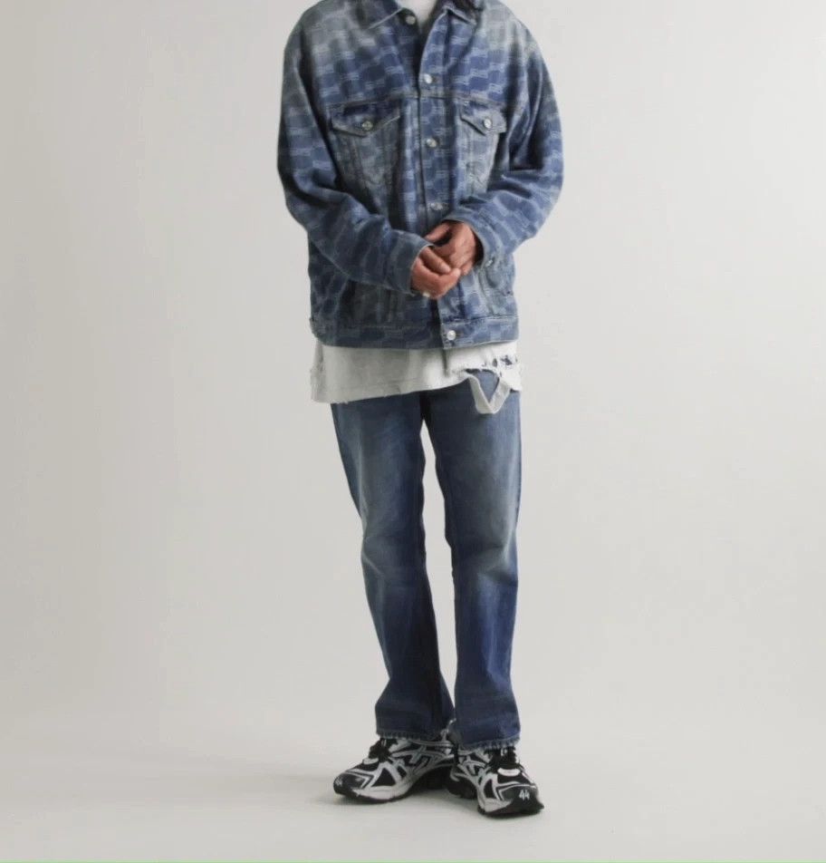 Balenciaga NWT Authentic BALENCIAGA All-Over BB Monogram LOGO JACKET Size US M / EU 48-50 / 2 - 16 Thumbnail