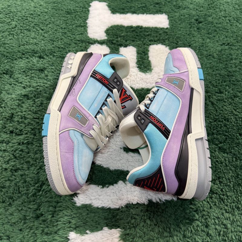 Louis Vuitton Louis Vuitton Trainer Colorful Low-Top Sneakers -2508 Size US 9.5 / IT 39.5 - 6 Thumbnail