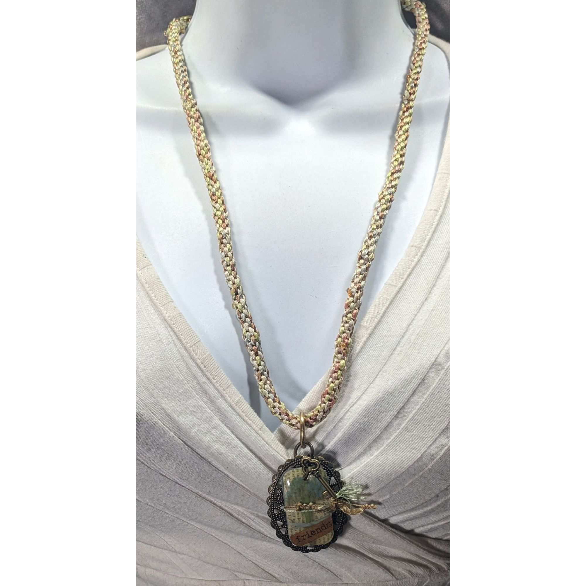 Other Handmade Rustic Cottagecore Friendship Necklace Size ONE SIZE - 2 Thumbnail