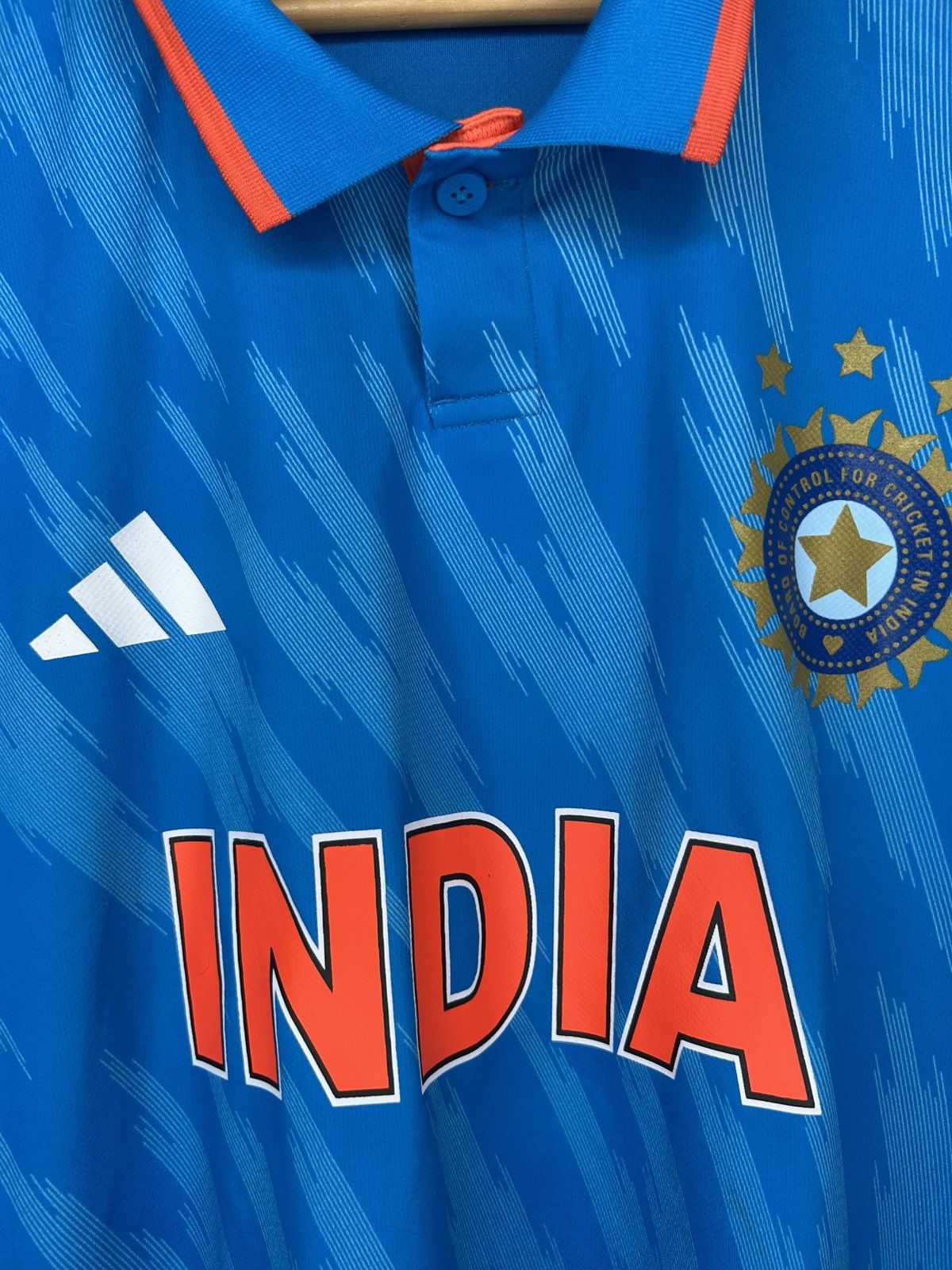 Adidas Adidas India Cricket Jersey Size US XL / EU 56 / 4 - 6 Thumbnail