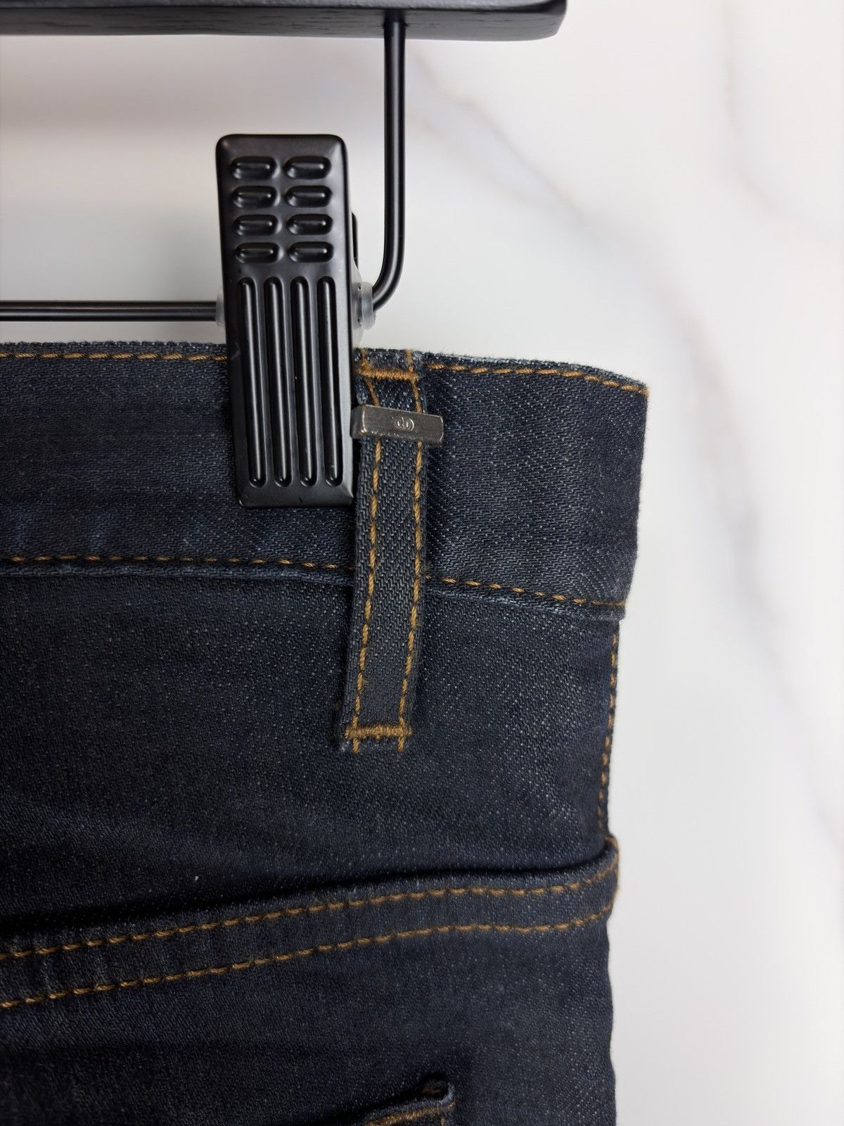 Dior AW09 Dior Homme Black Waxed Coated Whiskered Denim Jeans Size US 28 / EU 44 - 4 Thumbnail