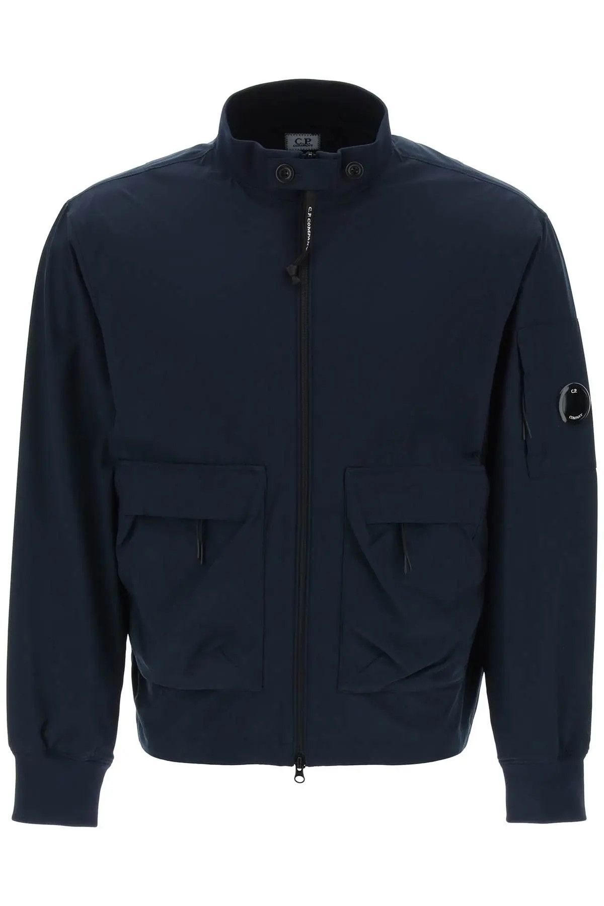 image of C P Company O1S22I1N1223 Pro-Tek Light Jacket In Blue, Men's (Size Large)