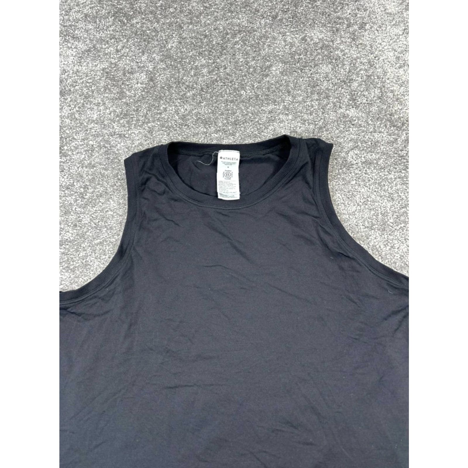 Athleta Athleta Shirt Womens Medium Black Running Tank Top Size M / US 6-8 / IT 42-44 - 2 Thumbnail