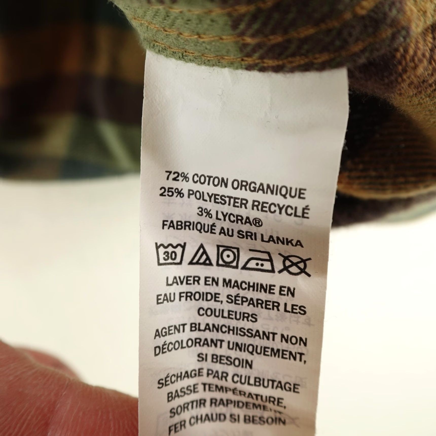 Vintage LL Bean Shirt Mens XL Green Plaid Comfort Stretch Flannel Outdoor Button-Up Button-Down Collar Size US XL / EU 56 / 4 - 5 Thumbnail