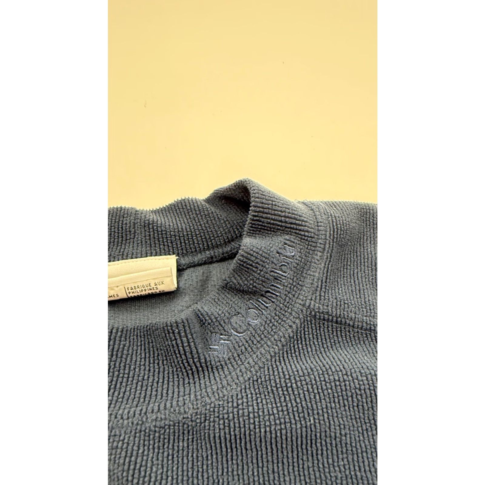 Vintage Columbia Sweater Mens Large Blue Fleece Crewneck Pullover Outdoor Knit Waffle-Textured Raglan Seams Adult Mens Blue Size US L / EU 52-54 / 3 - 2 Thumbnail