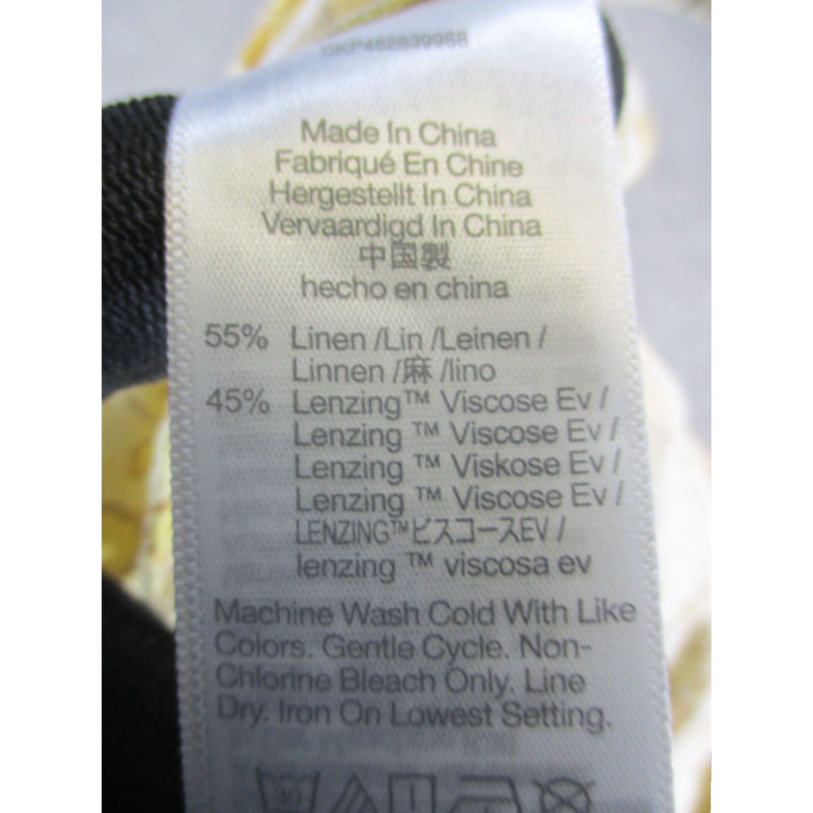 Madewell Madewell Shirt Womens Xxs Yellow Floral Linen New Size XXS / US 00 / IT 34 - 5 Thumbnail