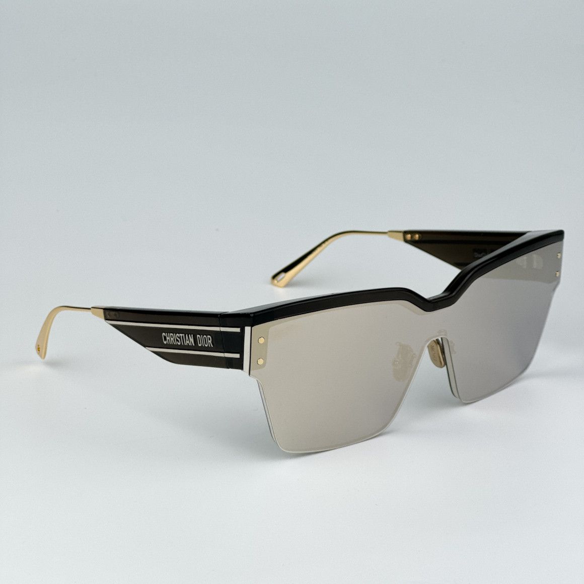 Dior NEW Dior DIORCLUB M4U 55A5 Mirrored Unisex Shield Sunglasses Size ONE SIZE - 4 Thumbnail