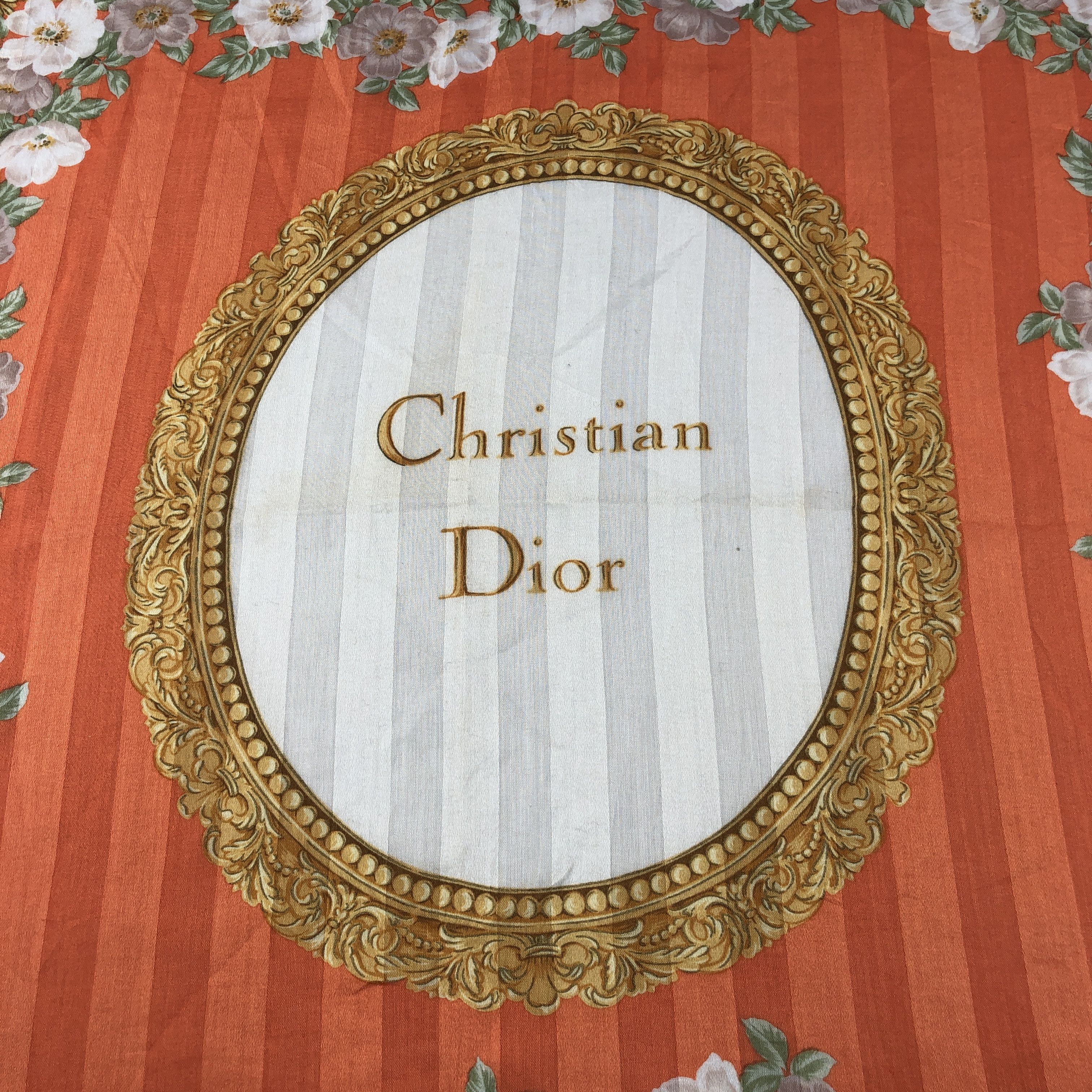 Christian Dior Monsieur Christian Dior Handkerchief Neckerchief Bandana H2908 Size ONE SIZE - 5 Thumbnail