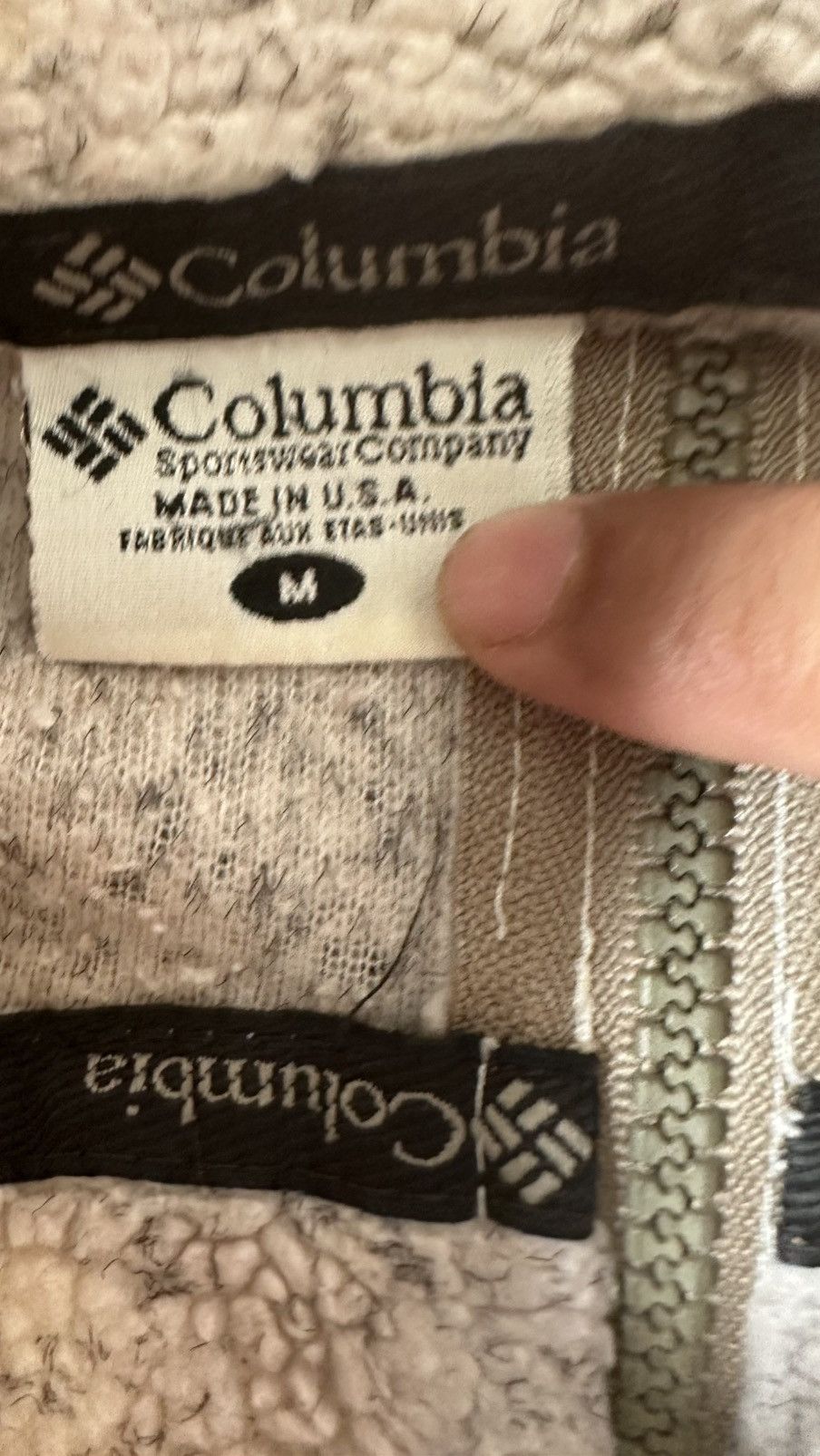 Columbia VINTAGE COLUMBIA FLEECE OUTERWEAR MADE IN USA Size US L / EU 52-54 / 3 - 5 Thumbnail