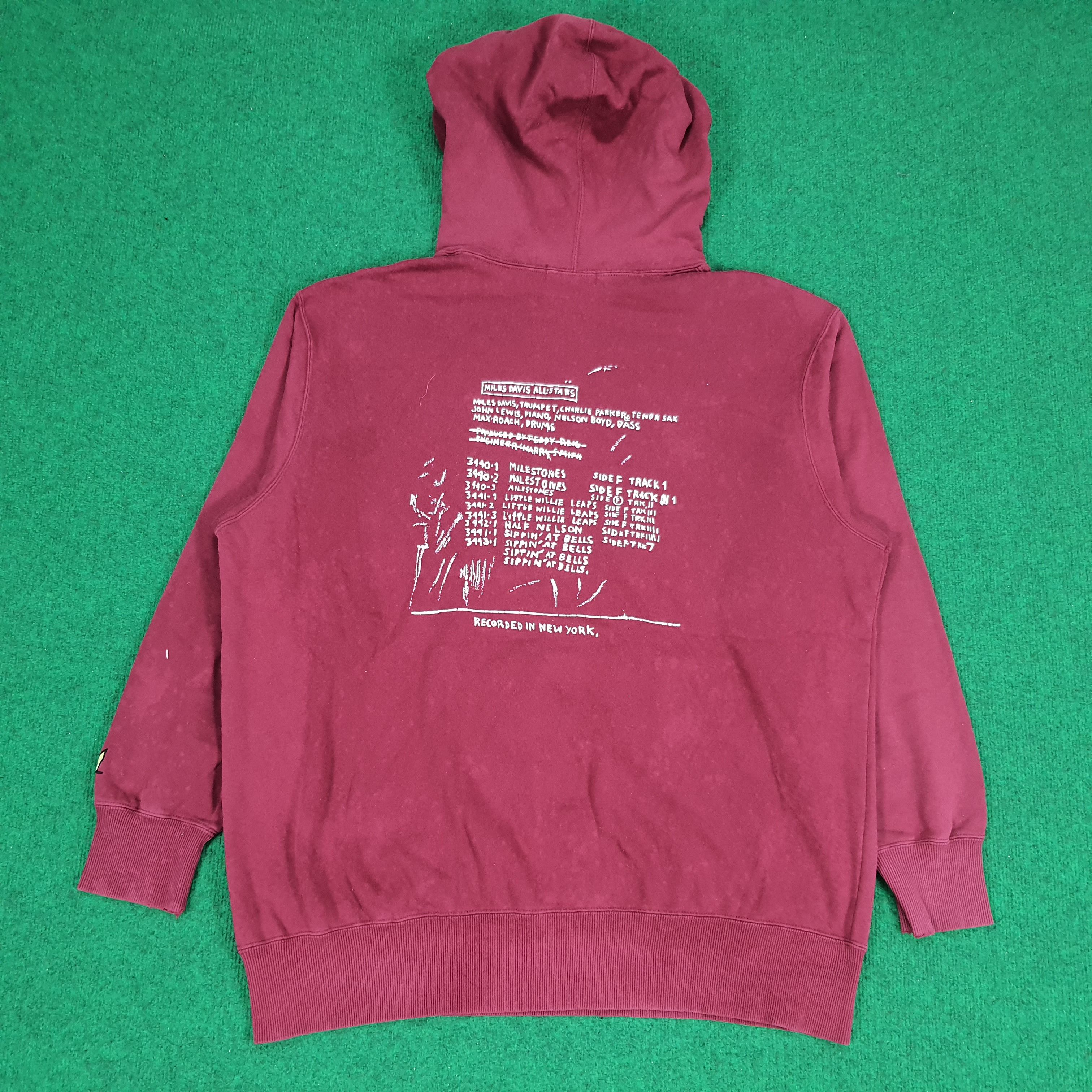 Jean-Michel Basquiat × Vintage Vintage Jean Michel Basquiat Streetwear Hoodie Size US XL / EU 56 / 4 - 1 Thumbnail