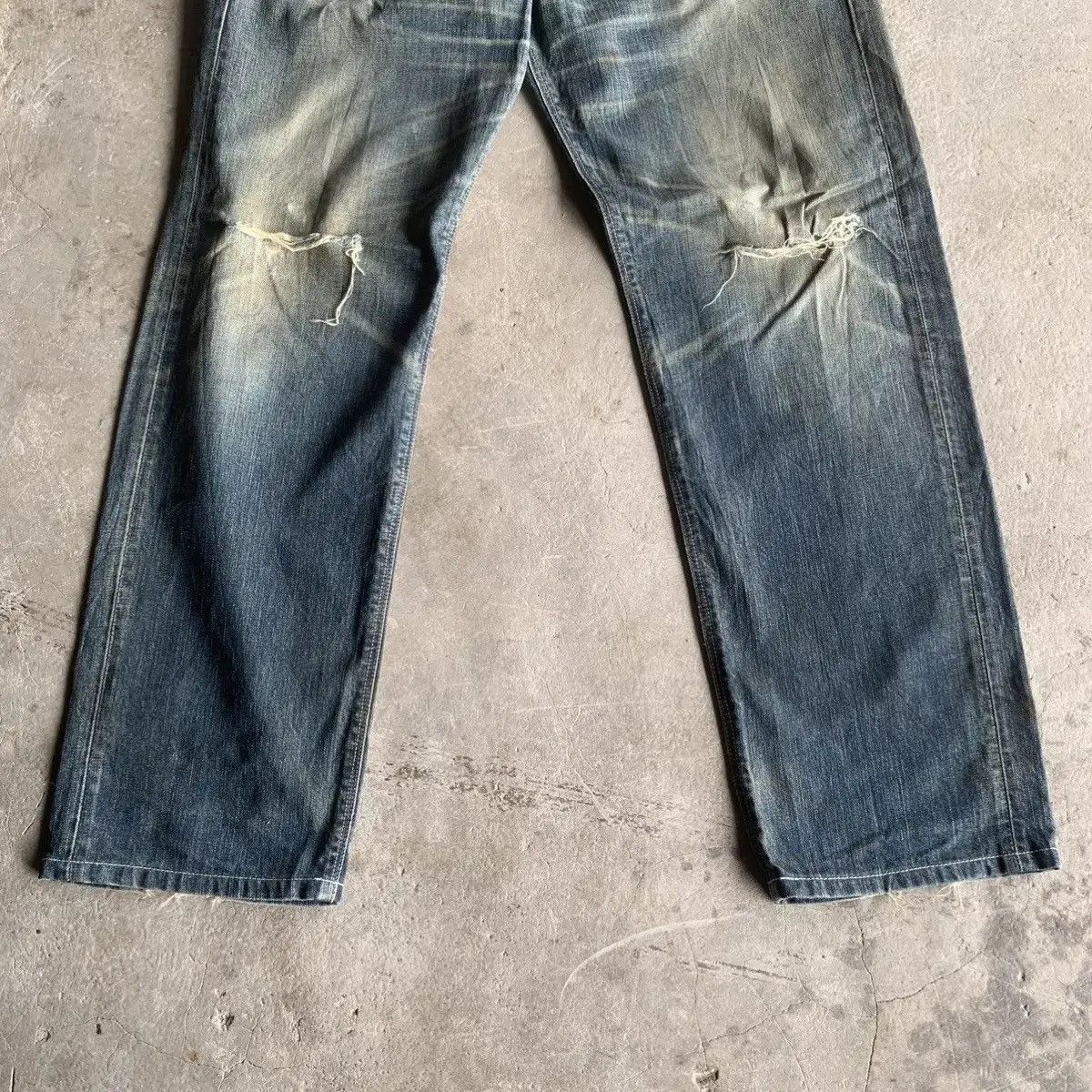 Levi's Levi’s 503XX Jeans Mudwash 32x31 Distressed Denim Pants Size US 32 / EU 48 - 3 Thumbnail