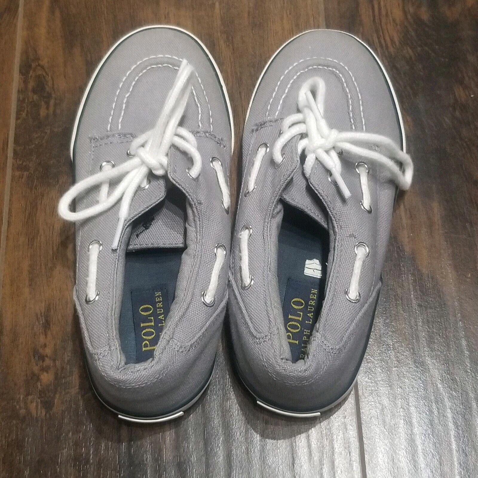 Polo Ralph Lauren Ralph Lauren Polo Canvas Shoes Boys Size 3 Gray Huainan Size US 5 / EU 37 - 2 Thumbnail