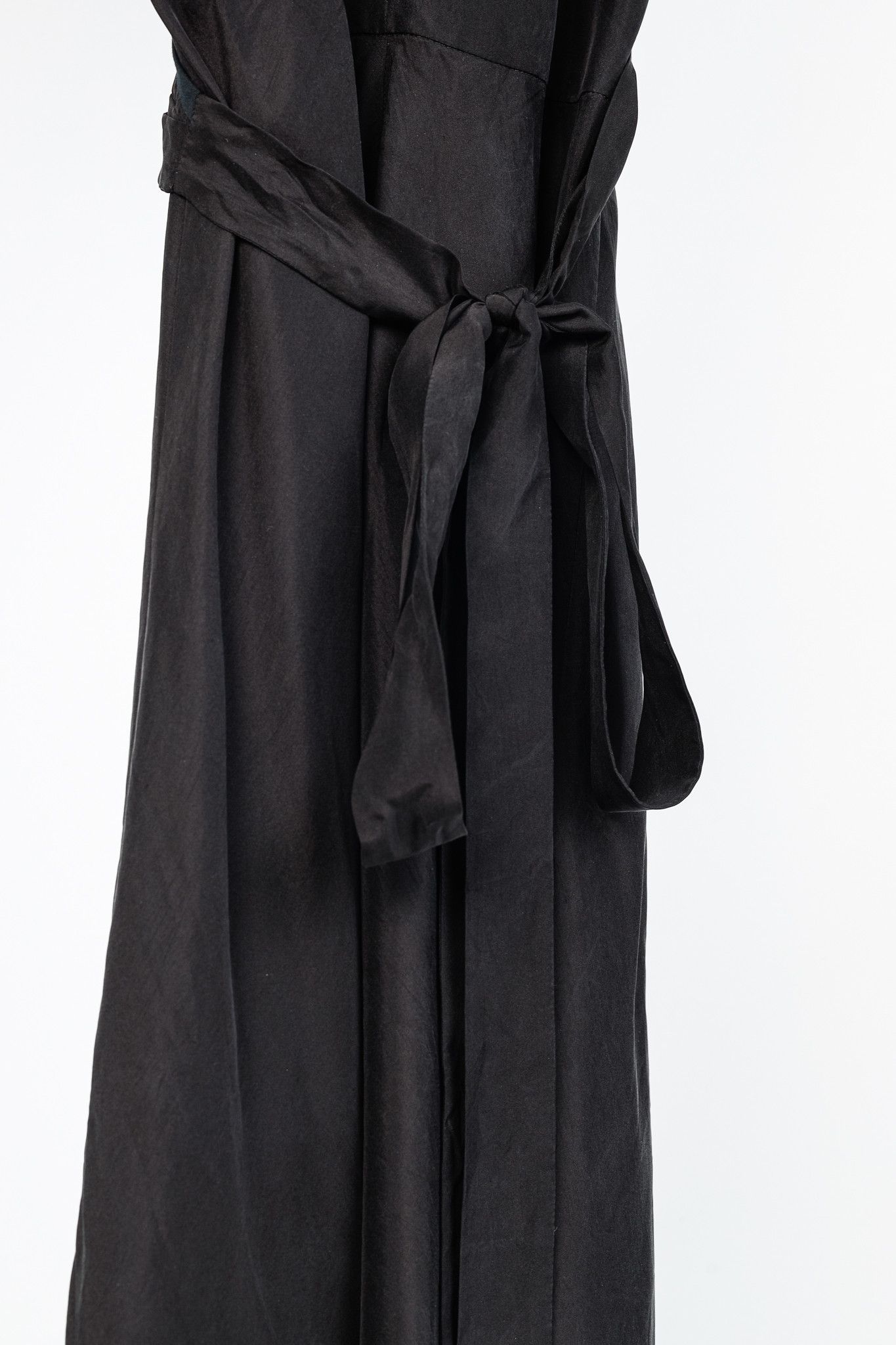 Isabel Marant Isabel Marant Lief Black Silk Wrap-Front Dress Size M / US 6-8 / IT 42-44 - 6 Thumbnail