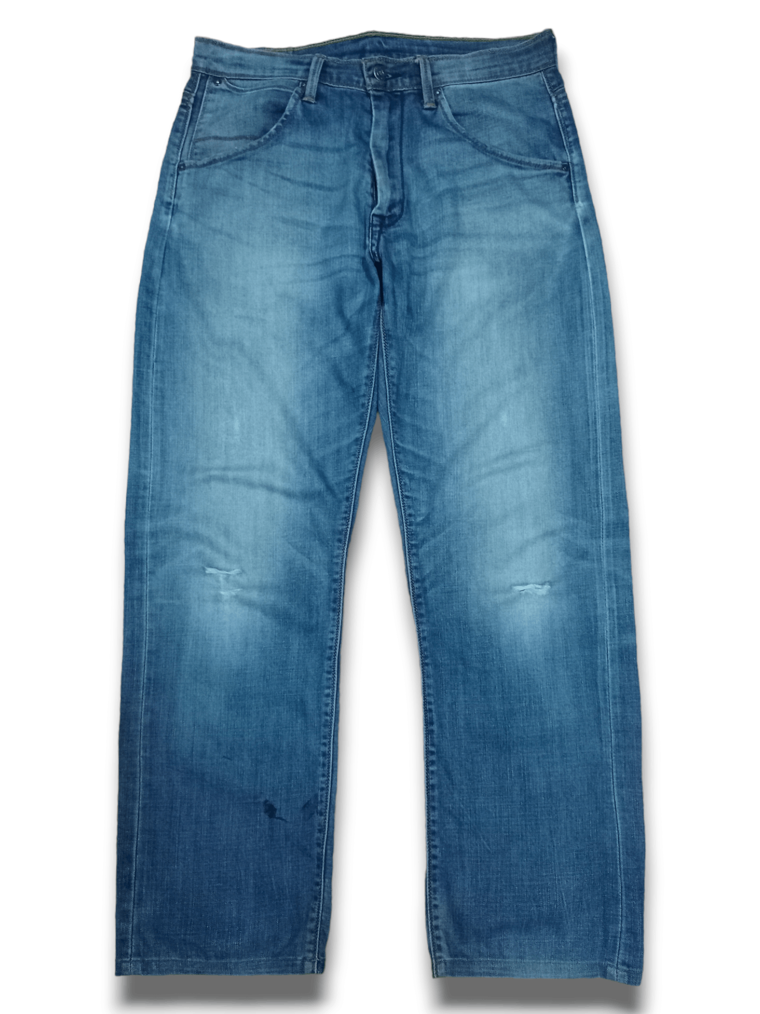 Levi's × Levi's Vintage Clothing Vintage Levis 501 Blue Wash Distressed Baggy Jeans 32x29 Size US 32 / EU 48 - 1 Thumbnail