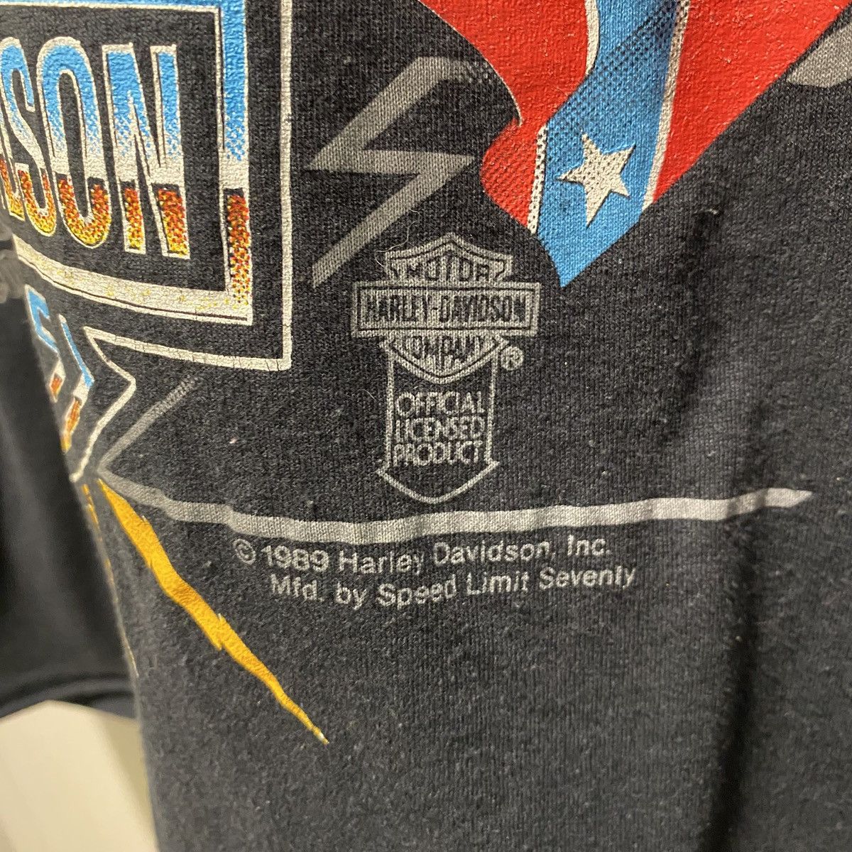 Harley Davidson Vintage Harley-Davidson Tee Biker Single Stitch Sturgis 91 Size US L / EU 52-54 / 3 - 4 Thumbnail