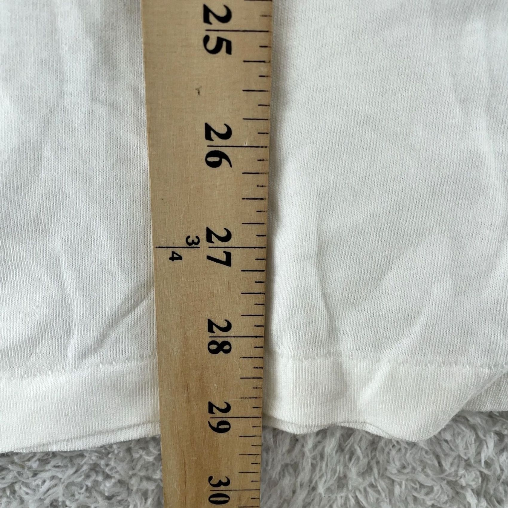 Hanes Vintage Hanes White Shirt Mens XS/S Crewneck Short Sleeve Cotton Basic Tee Size US XS / EU 42 / 0 - 7 Thumbnail
