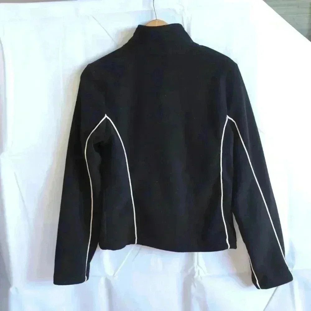 Vintage Kalson Canada black women's fleece jacket medium embroidery Size M / US 6-8 / IT 42-44 - 2 Thumbnail