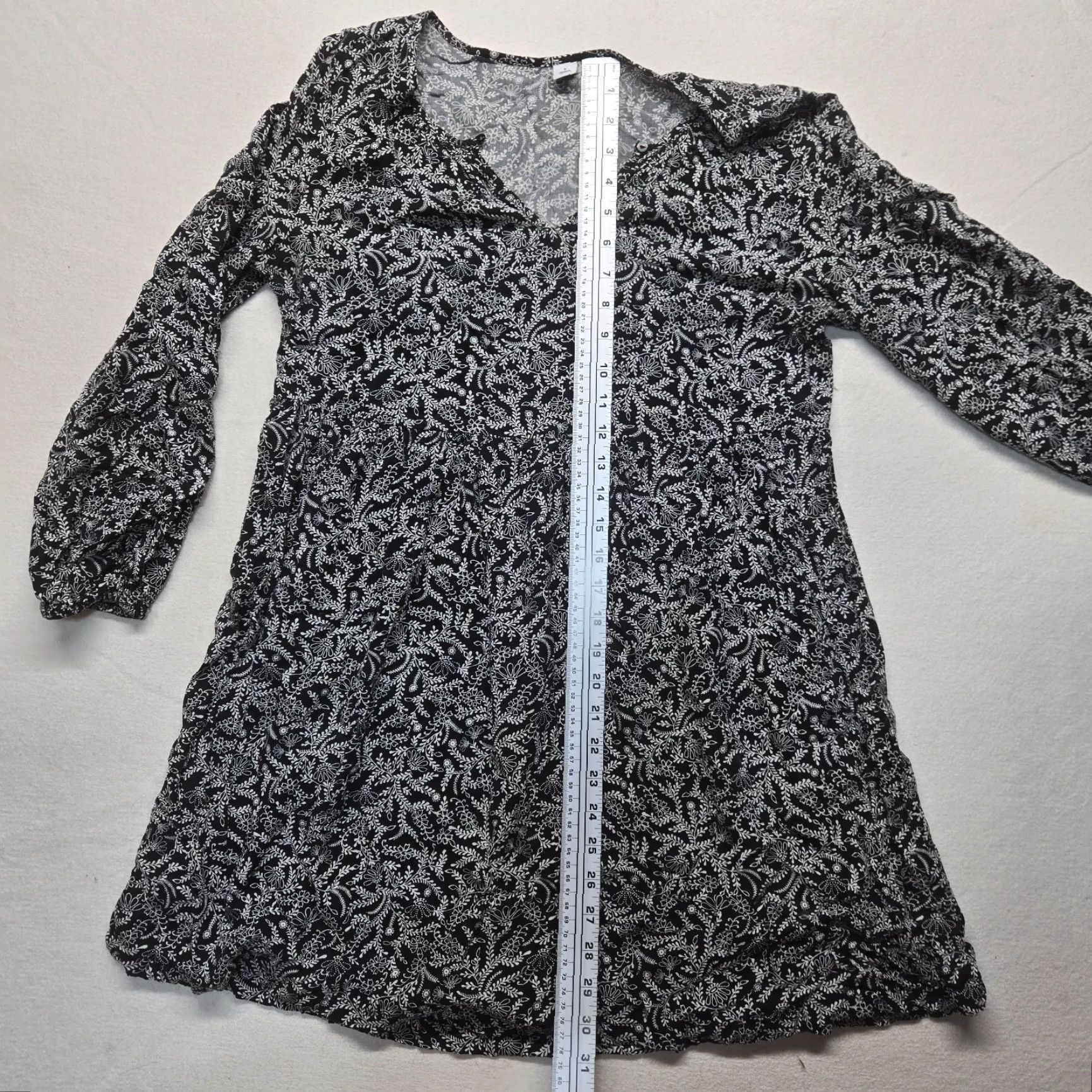 Old Navy Old Navy Shirt Dress Women Adult Size S Gray Long Sleeve Casual Shirt Size S / US 4 / IT 40 - 6 Thumbnail