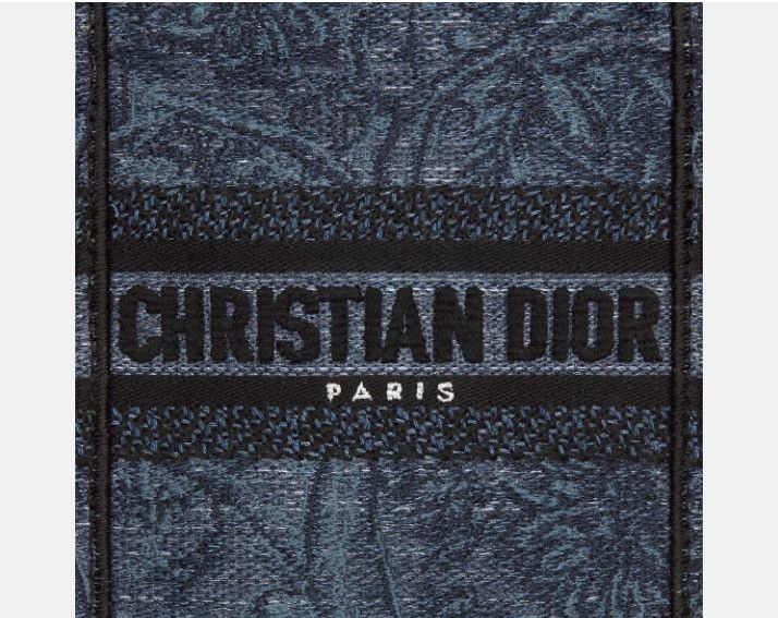 Dior o1w1db10425 S5555CE Size: OS / Book Tote Bag in Denim Blue Size ONE SIZE - 6 Thumbnail