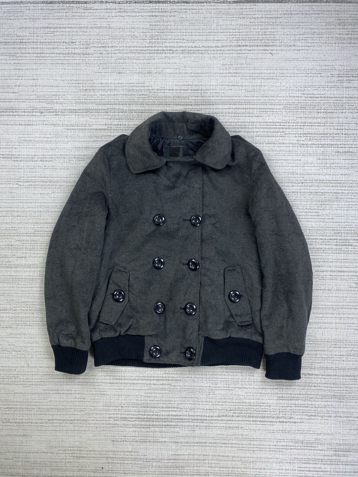 If Six Was Nine × Japanese Brand × Vintage Vintage Sky Bomber Double Collar Punk Bomber Jacket Size US M / EU 48-50 / 2 - 5 Thumbnail