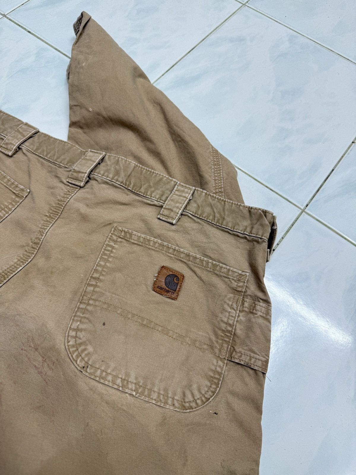 Carhartt 🔥🔥🔥STEALS VTG CARHARTT WORKERS PANTS Size US 37 - 15 Thumbnail